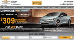 Desktop Screenshot of lafontainechevy.com